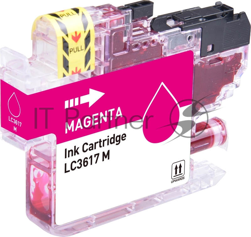 Картридж струйный Cactus CS-LC3617M пурпурный (10мл) для Brother MFC-J2330DW/J2730DW/J3530DW/J3