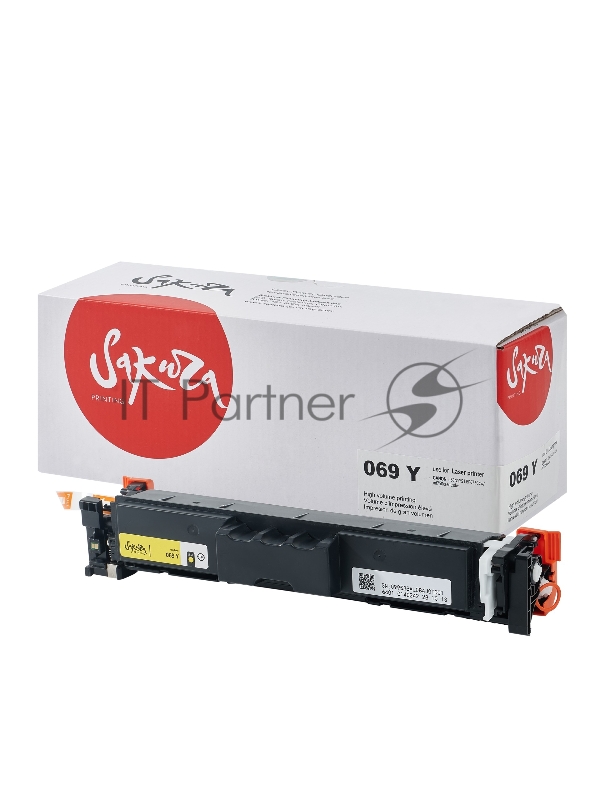 Картридж Sakura 069Y (5091C002) для Сanon, желтый, 1900к.