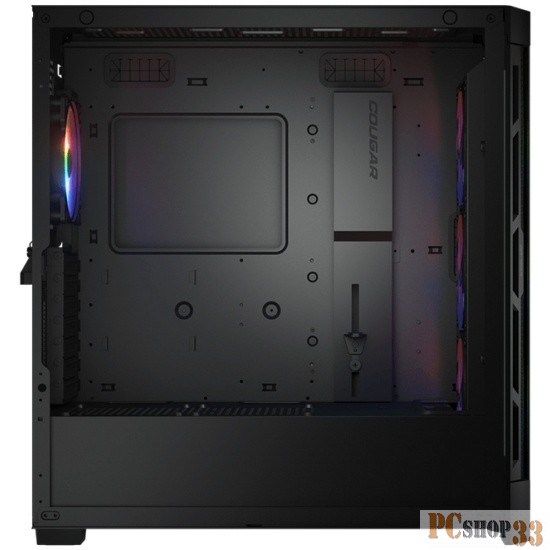 Корпус Cougar Airface Pro RGB Black 4x120MM ARGB FAN, ARGB FAN HUB, БЕЗ БП, ЧЕРНЫЙ, E-ATX