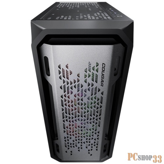 Корпус Cougar MX620 RGB 3x120MM ARGB FAN, ARGB FAN HUB, БЕЗ БП, ЧЕРНЫЙ, E-ATX
