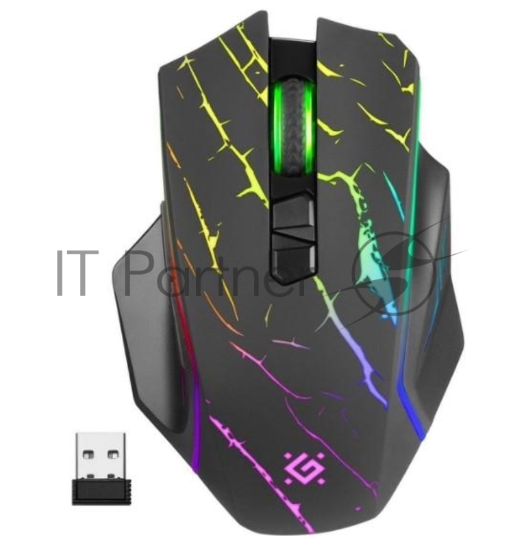 Мышка USB OPTICAL WRL GM-503 BLACK 52992 URAN DEFENDER