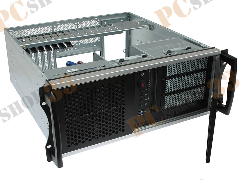 Серв. корпус 4U 19 RM Chenbro RM42300-F2-U3, черный (без БП)