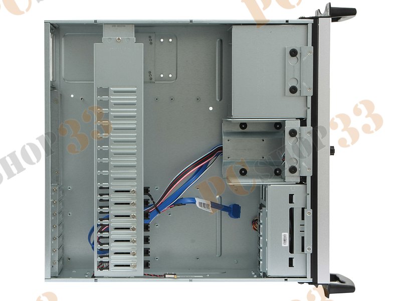 Серв. корпус 4U 19 RM Chenbro RM42300-F2-U3, черный (без БП)