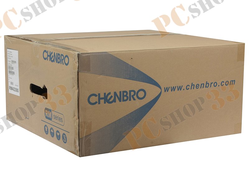 Серв. корпус 4U 19 RM Chenbro RM42300-F2-U3, черный (без БП)