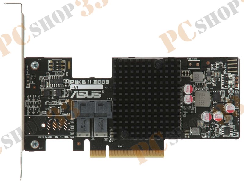 RAID-контроллер SAS/SATA 8 кан. ASUS PIKE II 3008-8i RAID 0/1/10/1E (PCI-E x8)