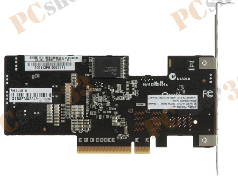RAID-контроллер SAS/SATA 8 кан. ASUS PIKE II 3008-8i RAID 0/1/10/1E (PCI-E x8)