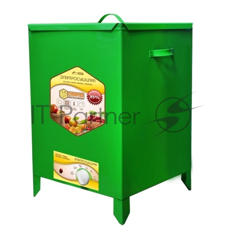 Сушилка для овощей и фруктов СУХОФРУКТ, метал. квадр. корпус, конвекция, 20 л, 4 поддона, 450Вт