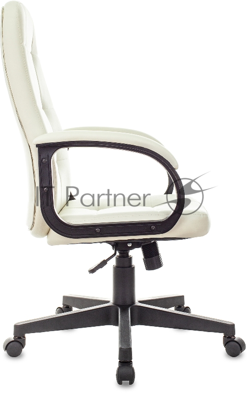 Кресло руководителя Бюрократ CH 002 слоновая кость OR-10 эко.кожа крестов. пластик