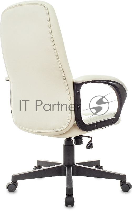 Кресло руководителя Бюрократ CH 002 слоновая кость OR-10 эко.кожа крестов. пластик