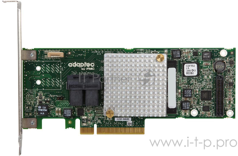 RAID-контроллер SAS/SATA 8 кан. Adaptec ASR-8805 Single 1024МБ RAID 0/1/1E/5/6/10/50/60 (PCI-E x8)