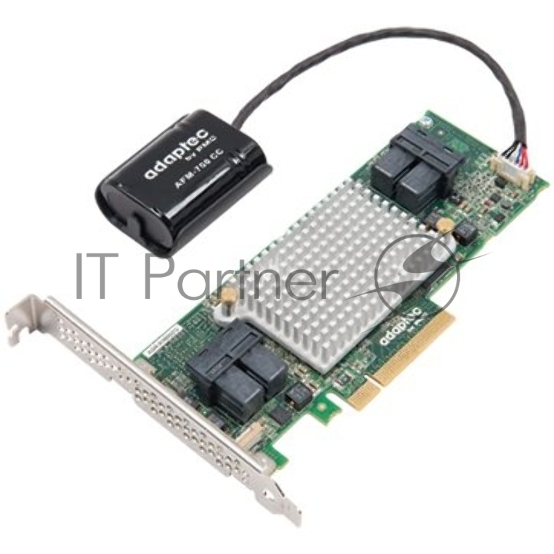 RAID-контроллер SAS/SATA 8 кан. Adaptec ASR-8805 Single 1024МБ RAID 0/1/1E/5/6/10/50/60 (PCI-E x8)