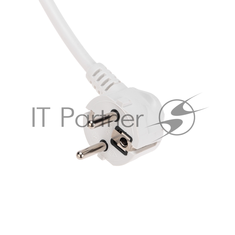 Фильтр сетевой 5 гнезд, 5м, 3х1,5мм², с автовыкл, 2 USB, белый KRANZ