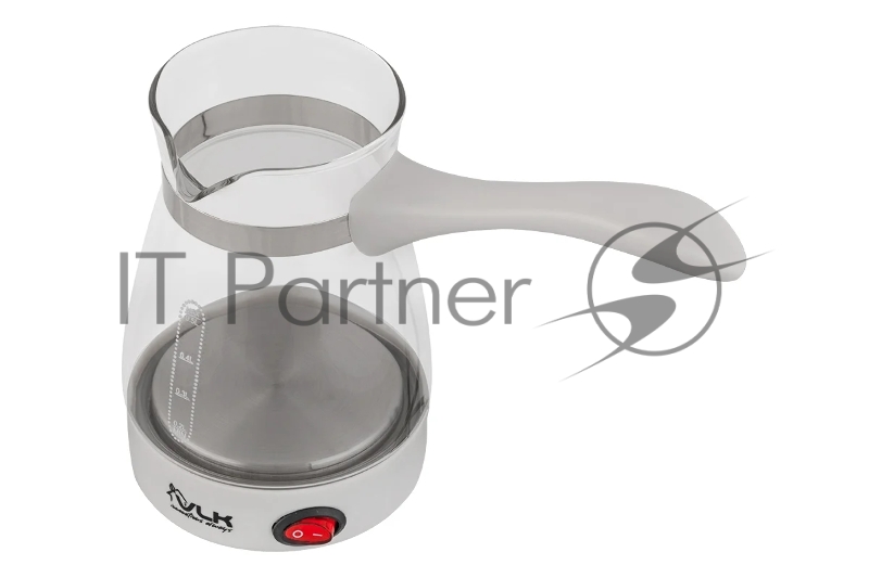 Кофеварка-турка электрическая VLK Venice 6003 цвет белый, мощность 800 Вт, объем 0,5 л, корпус стекло, 24 шт/уп.