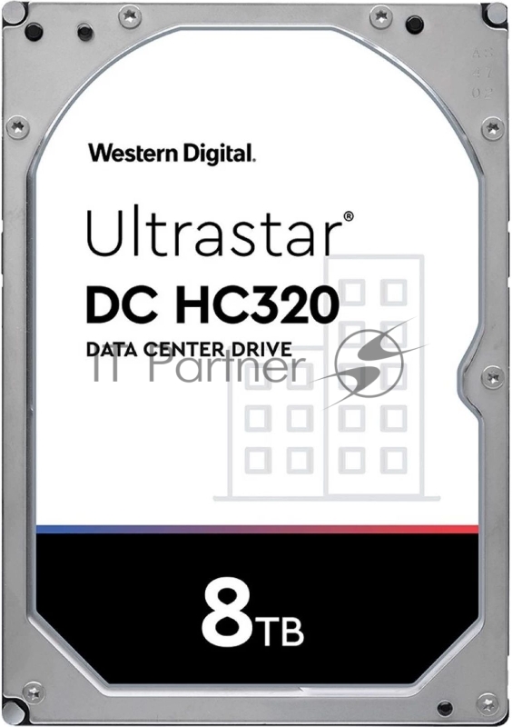 Жесткий диск SAS 8TB 7200RPM 12GB / S 256MB DC HC320 HUS728T8TAL5204_0B36453 WD