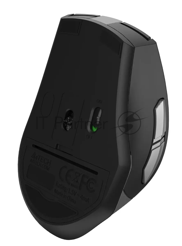 Мышь беспроводная A4Tech Fstyler FG35, серый (2000 dpi, светодиодный, USB Type-A, кнопки - 6)