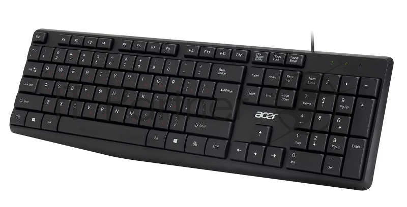 Клавиатура Acer OKW121 черный USB
