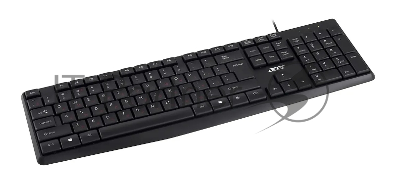 Клавиатура Acer OKW121 черный USB (ZL.KBDEE.00B)