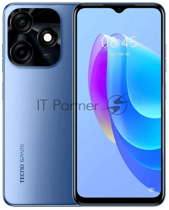Смартфон Tecno KI5m SPARK 10C 64+4 Meta Blue, 6.56 20:9 1612 x 720,1,6 ГГц, 8 Core, 4GB RAM, 64GB, up to 1TB flash, 16 Мп/8Мп,2 Sim,2G,3G,LTE, BTv5.0, WiFi 802.11 a/b/g/n/ac,NFC,GPS/AGPS,GLONAS 5000mAh, Android S, 163,84 ммx75