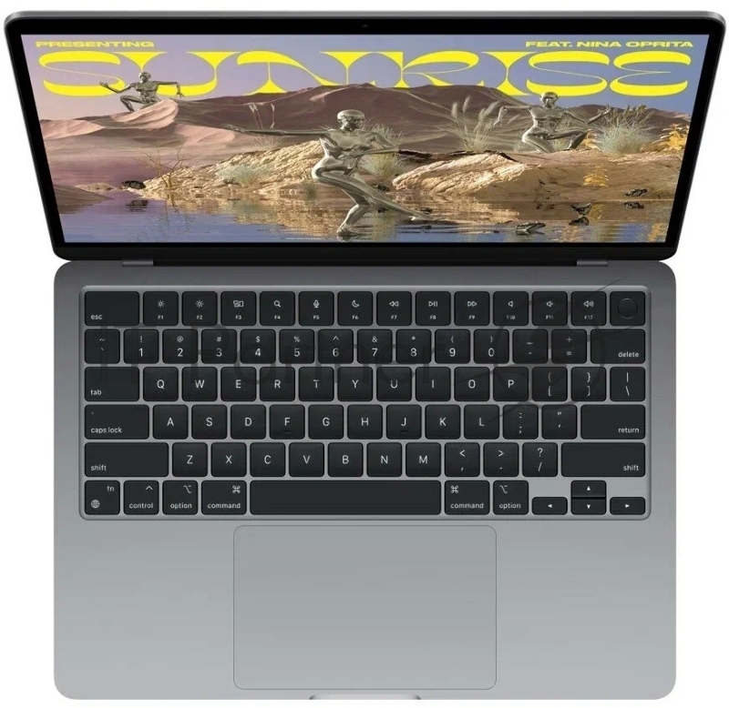 Ноутбук Apple MLXX3LL/A MacBook Air 13.6 A2681 M2 8 core 8Gb SSD512Gb/10 core GPU IPS (2560x1664)/ENGKBD Mac OS grey space WiFi BT Cam (Английская клавиатура)