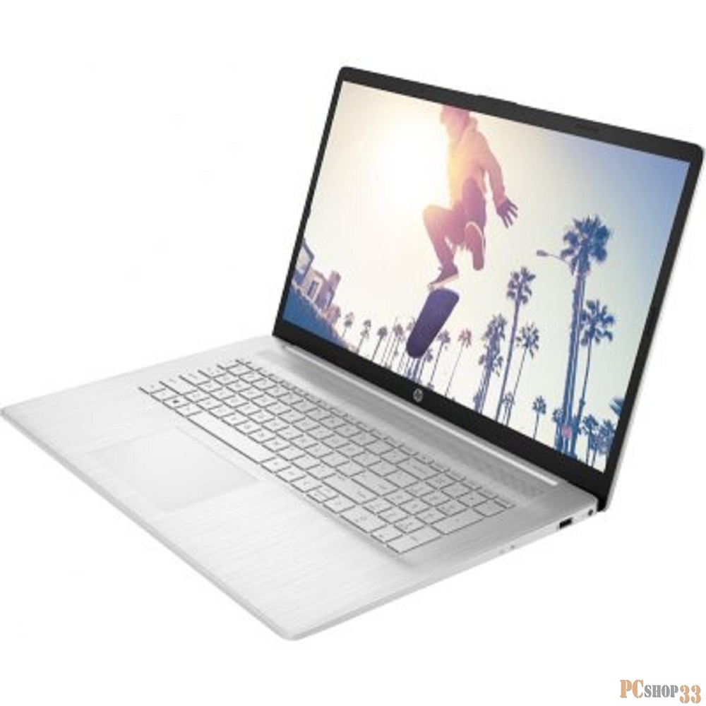 Ноутбук HP 17-cn2153ng Core i5 1235U 8Gb SSD256Gb Intel Iris Xe graphics 17.3 IPS FHD (1920x1080) Windows 11 Home silver WiFi BT Cam (76R00EA)