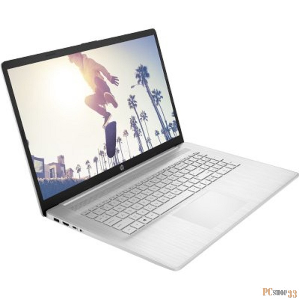 Ноутбук HP 17-cn2153ng Core i5 1235U 8Gb SSD256Gb Intel Iris Xe graphics 17.3 IPS FHD (1920x1080) Windows 11 Home silver WiFi BT Cam (76R00EA)