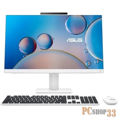 Моноблок Asus A5402WVAK-WA0240 23.8 Full HD i7 1360P (2.2) 16Gb SSD512Gb Iris Xe CR noOS GbitEth WiFi BT 120W клавиатура мышь Cam белый 1920x1080