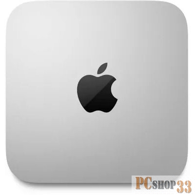 Компьютер Apple Mac mini A2686 slim M2 8 core 16Gb SSD256Gb 10 core GPU macOS GbitEth WiFi BT серебристый (Z16K00006)