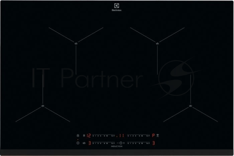 Индукционная варочная поверхность Electrolux EIS824 черный