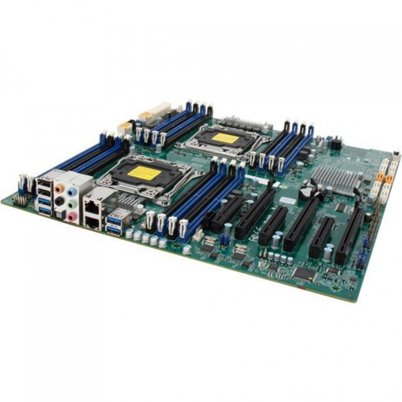 Серв. мат. плата 2xSocket2011-v3 Supermicro X10DAI-O (iC612, 16xDDR4, SATA III, RAID, 3xPCI-E x16 + 2xPCI-E x8 + 1xPCI-E x4, 2x1Гбит LAN, USB3.0, E-ATX)