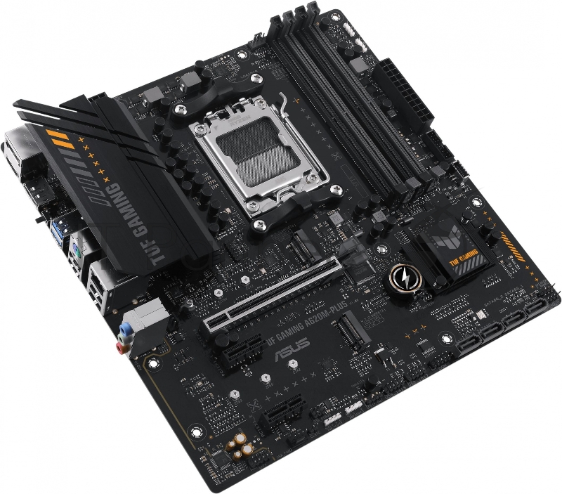 Материнская плата Asus TUF GAMING A620M-PLUS SocketAM5 AMD A620 4xDDR5 mATX AC`97 8ch(7.1) 2.5Gg RAID+HDMI+DP