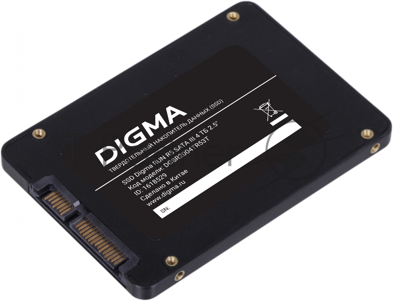 Накопитель SSD Digma SATA III 4Tb DGSR2004TR53T Run R5 2.5