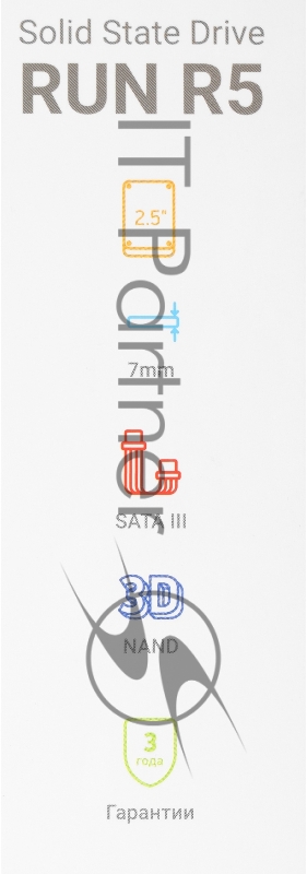 Накопитель SSD Digma SATA III 4Tb DGSR2004TR53T Run R5 2.5