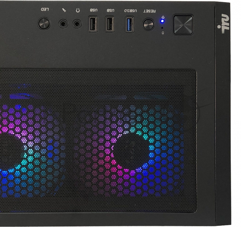 Компьютер IRU Game 710Z6GP MT i7 12700F (2.1) 32Gb SSD1Tb RTX4080 16Gb Free DOS GbitEth 700W черный (1969209)