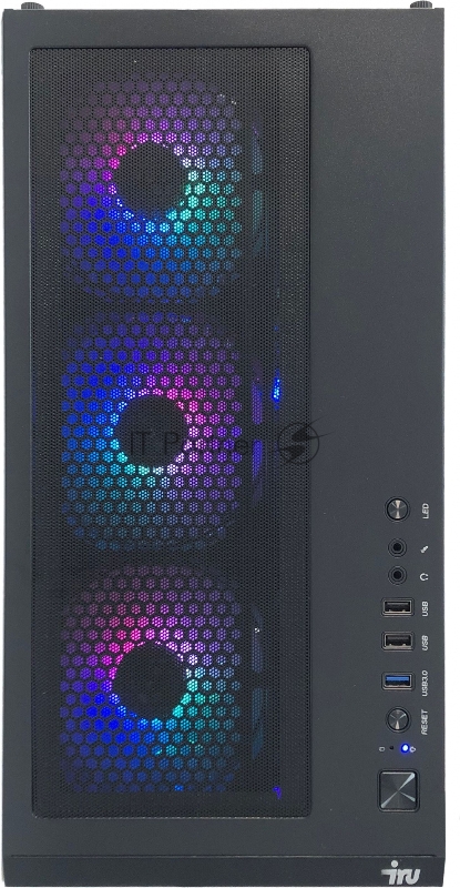 Компьютер IRU Game 710Z6GP MT i7 12700F (2.1) 32Gb SSD1Tb RTX4080 16Gb Free DOS GbitEth 700W черный (1969209)
