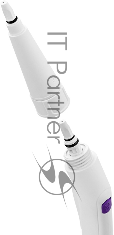 Пароочиститель ручной Kitfort КТ-9109-1 1000Вт белый/фиолетовый