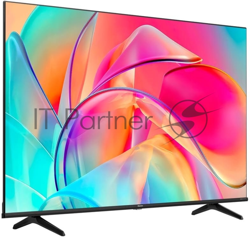 Телевизор QLED Hisense 43 43E7KQ Frameless черный 4K Ultra HD 60Hz DVB-T DVB-T2 DVB-C DVB-S DVB-S2 USB WiFi Smart TV (RUS)