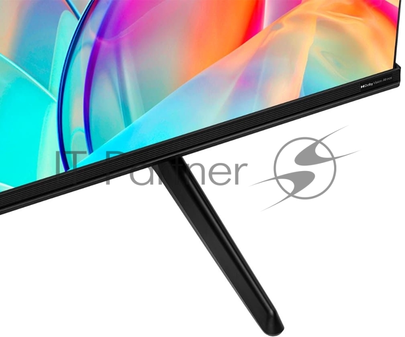 Телевизор QLED Hisense 43 43E7KQ Frameless черный 4K Ultra HD 60Hz DVB-T DVB-T2 DVB-C DVB-S DVB-S2 USB WiFi Smart TV (RUS)