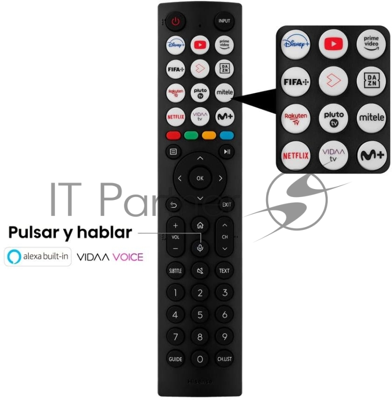 Телевизор QLED Hisense 43 43E7KQ Frameless черный 4K Ultra HD 60Hz DVB-T DVB-T2 DVB-C DVB-S DVB-S2 USB WiFi Smart TV (RUS)