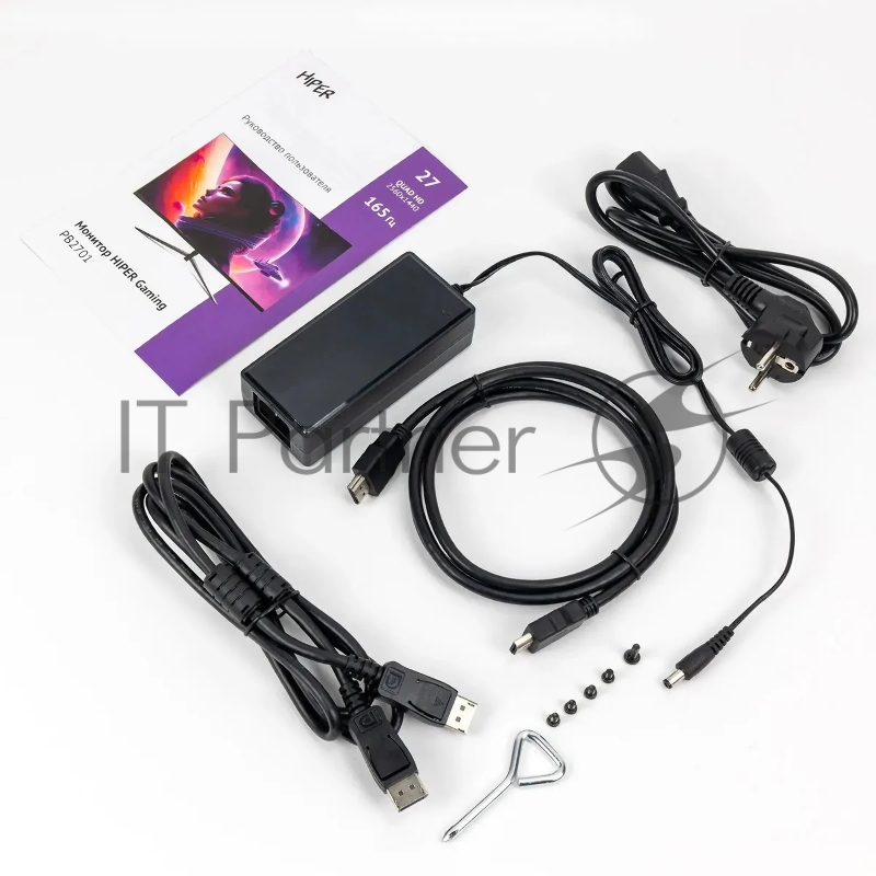 Монитор Hiper 27 Gaming PB2701 черный VA LED 1ms 16:9 HDMI M/M матовая 300cd 178гр/178гр 2560x1440 165Hz FreeSync DP 2K