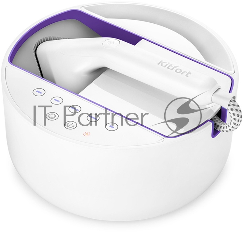 Отпариватель ручной Kitfort КТ-9110-1 2180Вт белый/фиолетовый
