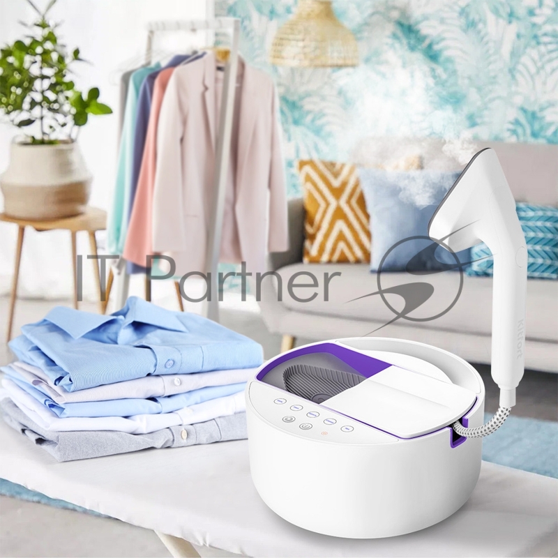 Отпариватель ручной Kitfort КТ-9110-1 2180Вт белый/фиолетовый