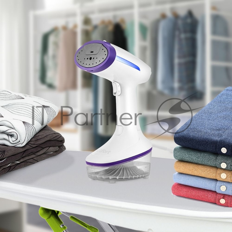 Отпариватель ручной Kitfort КТ-989 1630Вт фиолетовый/белый