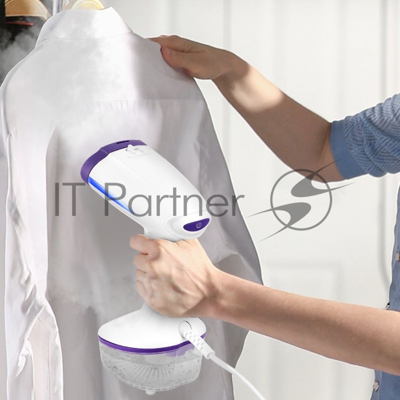 Отпариватель ручной Kitfort КТ-989 1630Вт фиолетовый/белый