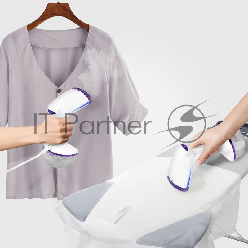 Отпариватель ручной Kitfort КТ-989 1630Вт фиолетовый/белый