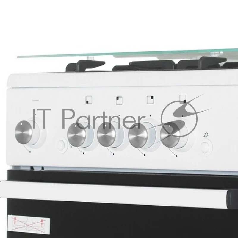 Газовая плита De Luxe 5040.32г(кр)чр 010 нержавеющая сталь