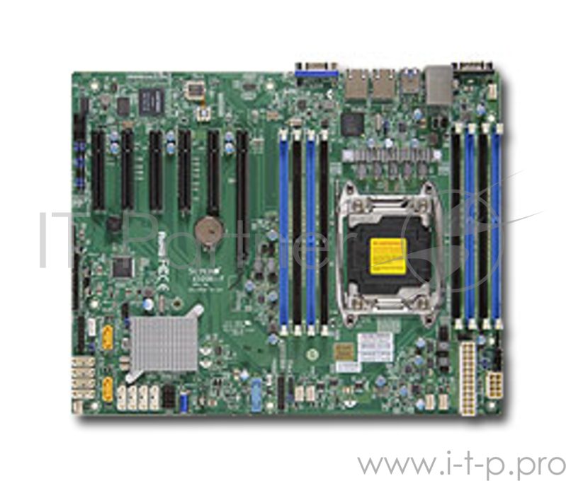Серв. мат. плата Socket2011-v3 Supermicro X10SRI-F (iC612, 8xDDR4, SATA III, RAID, PCI-E x16 v3.0, 3xPCI-E x8 v3.0, 2xPCI-E x8 v2.0, D-Sub, 2x1Гбит LAN, IPMI, USB2.0, USB3.0, ATX)