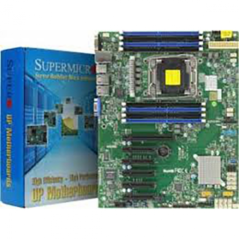 Серв. мат. плата Socket2011-v3 Supermicro X10SRI-F (iC612, 8xDDR4, SATA III, RAID, PCI-E x16 v3.0, 3xPCI-E x8 v3.0, 2xPCI-E x8 v2.0, D-Sub, 2x1Гбит LAN, IPMI, USB2.0, USB3.0, ATX)