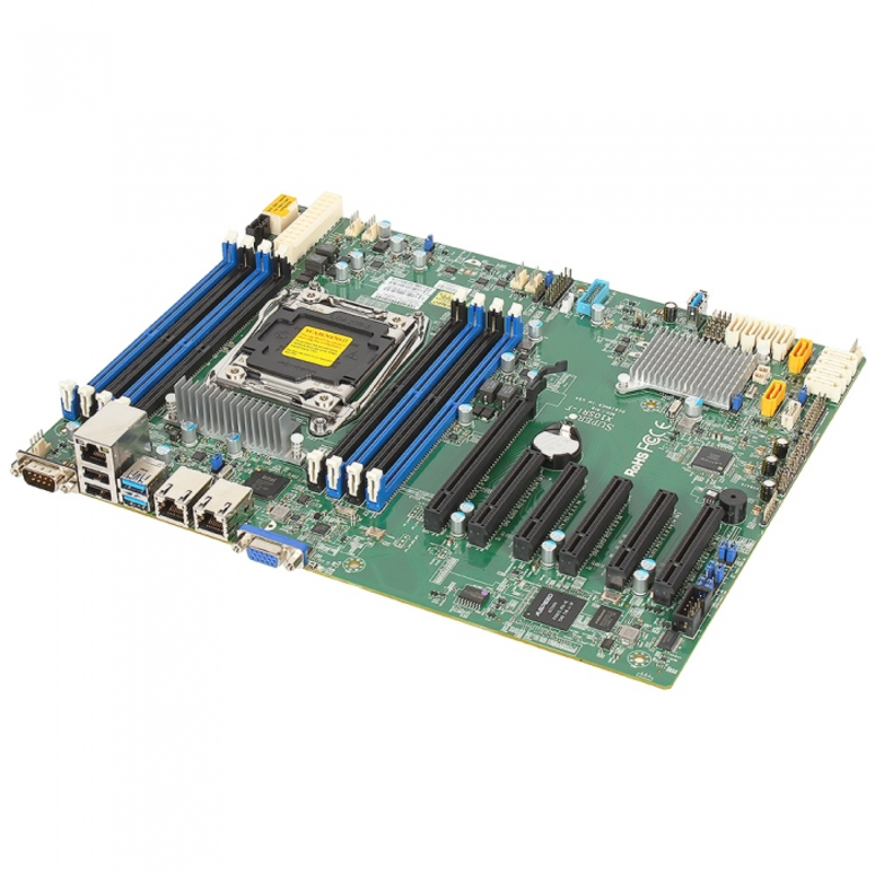 Серв. мат. плата Socket2011-v3 Supermicro X10SRI-F (iC612, 8xDDR4, SATA III, RAID, PCI-E x16 v3.0, 3xPCI-E x8 v3.0, 2xPCI-E x8 v2.0, D-Sub, 2x1Гбит LAN, IPMI, USB2.0, USB3.0, ATX)
