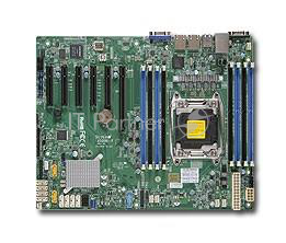 Серв. мат. плата Socket2011-v3 Supermicro X10SRI-F (iC612, 8xDDR4, SATA III, RAID, PCI-E x16 v3.0, 3xPCI-E x8 v3.0, 2xPCI-E x8 v2.0, D-Sub, 2x1Гбит LAN, IPMI, USB2.0, USB3.0, ATX)