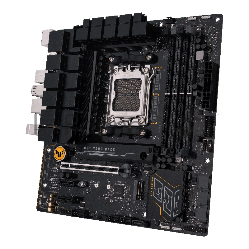 Материнская плата Asus TUF GAMING B650M-E SocketAM5 AMD B650 4xDDR5 mATX AC`97 8ch(7.1) 2.5Gg RAID+HDMI+DP